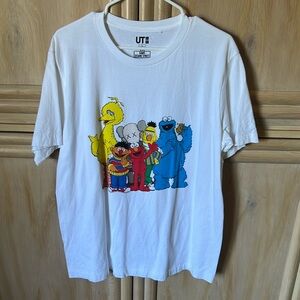 Uniqlo X Kaws x Sesame Street Collab T-Shirt